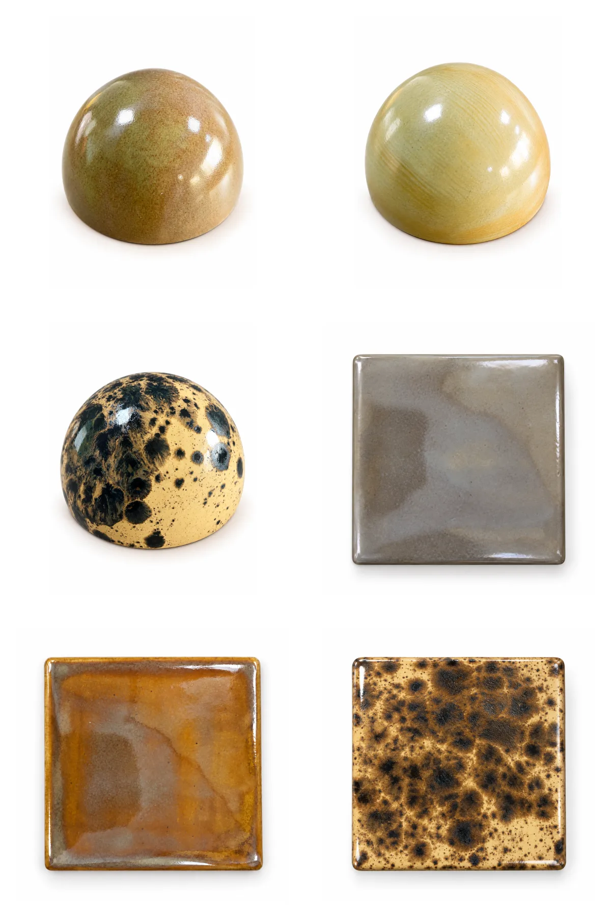 Mixed Sphere & Tile Set of 6